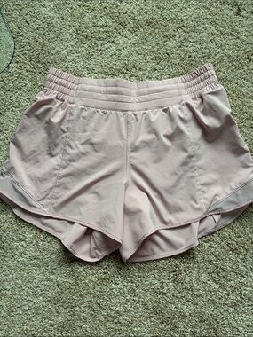 LuluLemon Athletic High-Waist Pink Women's Running Shorts